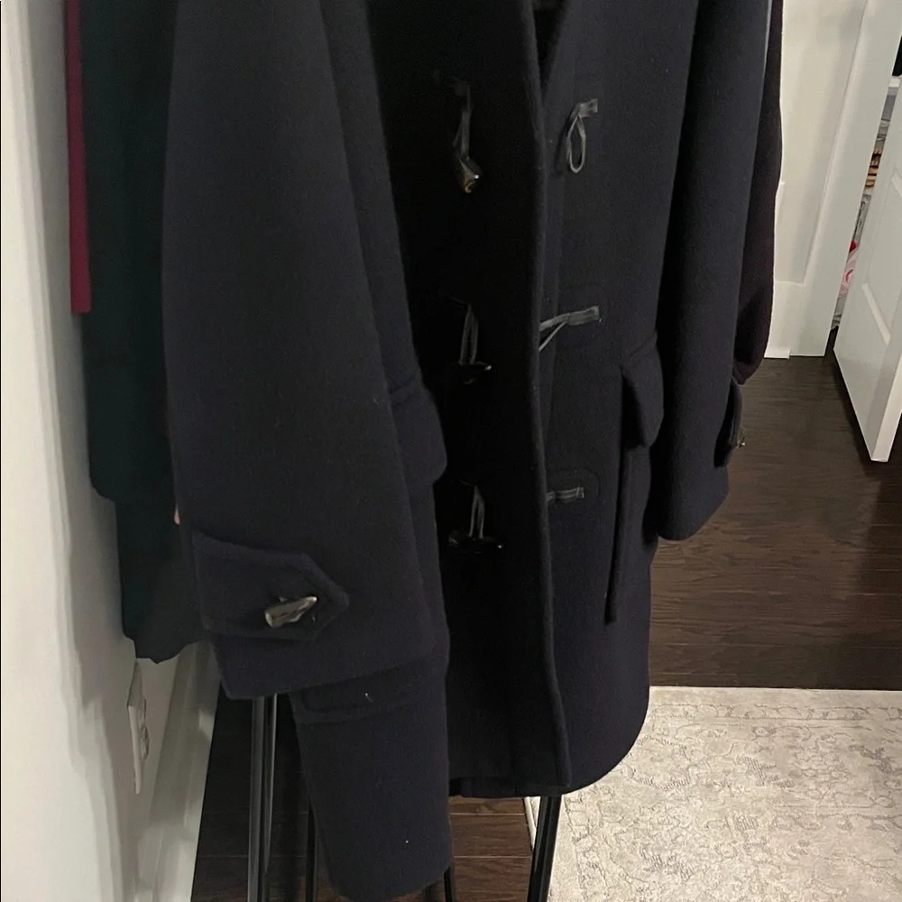 Burberry Navy Toggle Trench Coat - Picture 7 of 8